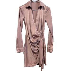 superdown nava asymmetrical mini dress New Superdown Nava Asymmetrical Pink Mini Dress Size
